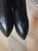 Botki szpilki Gucci 38 szpic czarne