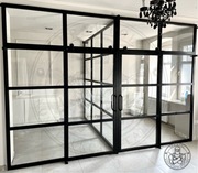 Ścianka industrialna / loftowa, drzwi industrialne / loftowe