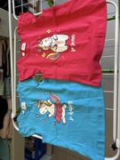 Bluzeczki z krótkim rękawkiem dwupak dla dziewczynki