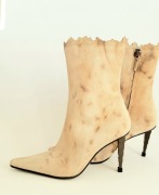 Botki kozaki 37 BALDININI szpilki zamsz skóra 100%