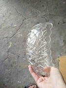 Kryształ półmisek łódka masywna PRL 