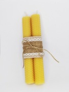 Świece skręcane z węzy pszczelej prezent 