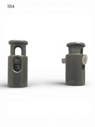 Stoper do sznurka Hugo Boss. Srebrny 10 sztuk