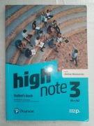 HIGH NOTE 3 B1+ / B2  STUDENT'S BOOK + CD  podręcznik z płytą mp3