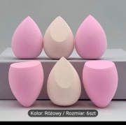 Gąbki do makijażu 6 sztuk