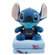 MASKOTKA PLUSZOWA STICH MIŚ PLUSZAK PRZYTULANKA STITCH z KOCYKIEM KOCEM
