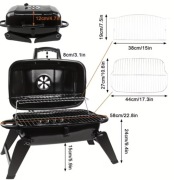Grill węglowy przenośny - idealny na działkę, balkon i wyjazdy 