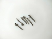 Lego szable 2530 dark Grey old, stary ciemny szary - cena za wszystkie