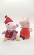 Pluszak Świnka Peppa maskotka przytulanka 2 szt peppa pig 