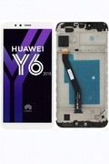 LCD wyświetlacz Huawei y6 2018 oryginalny demontaż biały 