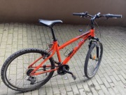 Rower b-twin 26  neon pomarańczowy 