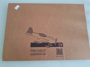 samolot do składania z tektury duży model