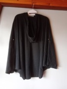 RISK made in Warsaw WOMANHOOD Bluza oversize koszulka bluzka czarny r. XS
