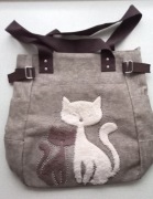 Torba torebka płócienna na ramię KOTY 