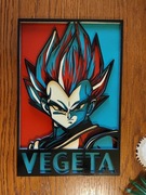 Dragon Ball Z Vegeta Obraz Dekoracja ścienna 3D