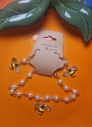 Zestaw biżuterii, kolczyki i bransoletka