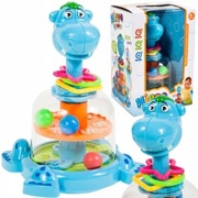 HIPCIO BĄCZEK INTERAKTYWNY ZABAWKA DLA DZIECI KARUZELKA Z KULECZKAMI Roczek