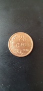 Luksemburg 25 centimes 1946 rok