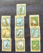 Znaczki CUBA seria "Ptaki"