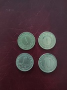 Jugosławia 1 dinar 1965,74,81, 10 dinarów 1983