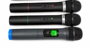 Zestaw 3 mikrofonów bezprzewodowych UHF + karaoke OKAZJA