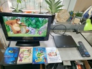 Wielki zestaw DVD z telewizorem odtwarzaczem...