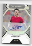 Diogo Jota Rookie RC Exquisite autograf na karcie / limit do 99 sztuk!