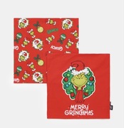 Poszewki świąteczne 2pack Grinch Dr Seuss 40x40cm