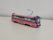 Tramwaj Konstal 105n-ac tramwaje Śląskie Katowice model kartonowy  zabawka