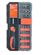 Śrubokręt z grzechotką i nasadkami Werckmann 30 elementów