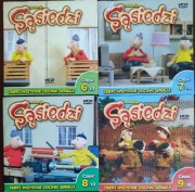 4 x Sąsiedzi części 6, 7, 8, 9 vcd bajki 