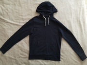 Granatowa bawełniana bluza dresowa z kapturem Jack & Jones S jak nowa