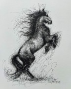 Plakat Koń, wydruk na papierze 290g/m2