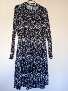 Sukienka czarno biała z długim rękawem rozmiar S Carry 