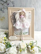 Pamiątka Chrztu Świętego Anioł Stróż w ramce 