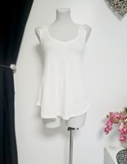 423. Koronkowa bluzka oversize haft S M 36 38