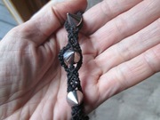 BRANSOLETKA Z ĆWIEKAMI MAKRAMA HAND MADE UNISEX