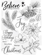 Zestaw stempli Boże Narodzenie Magiczne święta.