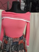 Bluzeczka prazek typu hiszpanka wyprzedaż 