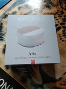 Aria Budzik z ładowarką indukcyjną do telefonu 