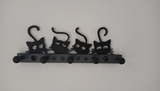 Wieszak na klucze "Cats Key Hooks" - Druk 3D. Dekoracja Ścienna