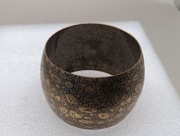 Stara, stylowa, metalowa bransoleta na rękę. Efektowny wzór.