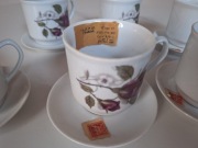 Filiżanka Chodzież oraz spodki Karolina Jaworzyna Śląska Nowe PRL