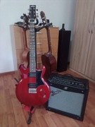 Gitara elektryczna Ibanez Gio Gax oraz wzmacniacz Fender MustangTM (70W)