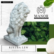 Rzeźba lew posąg lwa rzeźba ogrodowa dekoracyjna