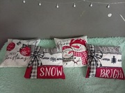 Poszewki na poduszki 33x34 świąteczne Boże Narodzenie 