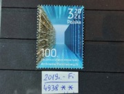 4938** 100 ROCZNICA UTWORZENIA SIECI ARCHIWÓW PAŃSTWOWYCH- 2019 r.