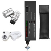 PROFESJONALNY TESTER DIAMENTÓW Z LUPĄ 30X I 60X – Z DIODĄ LED W ZESTAWIE