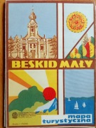 Stara mapa Beskid mały 1988 r
