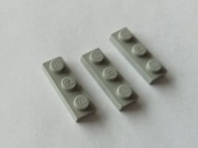 KLOCEK 1X3 LEGO 3623  - 3 SZTUKI  J.SZARY